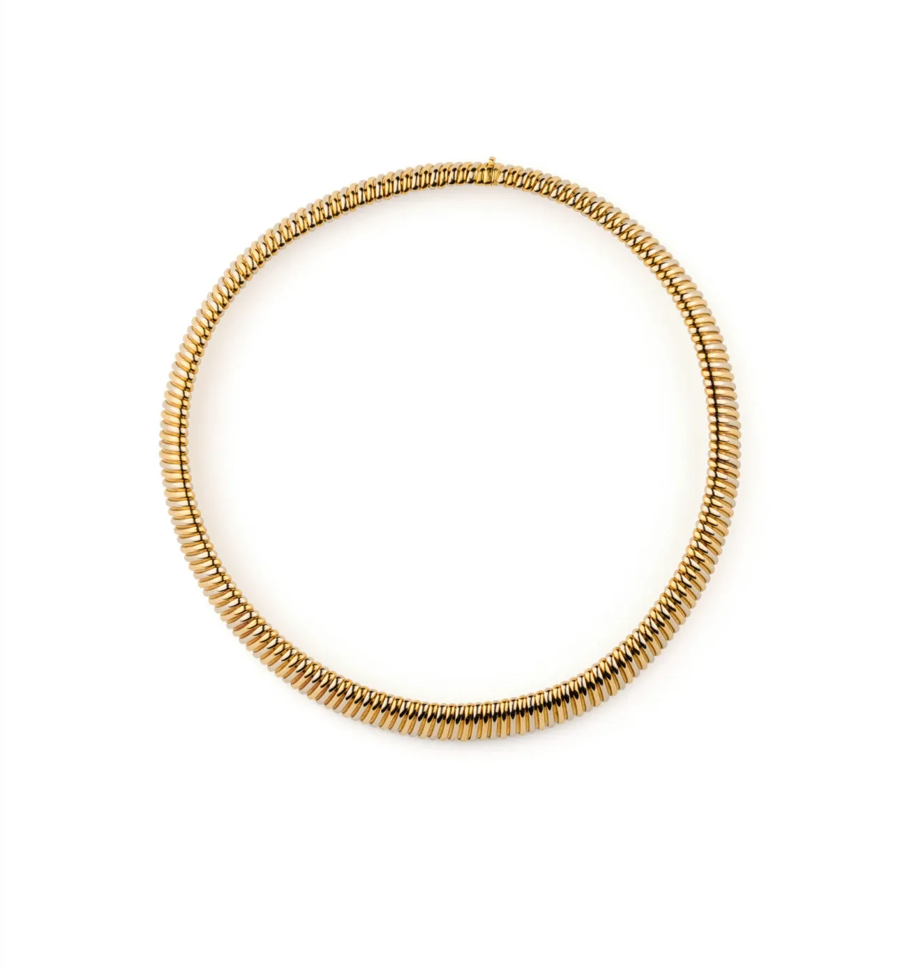 Weingrill Tubogas Two Colors Gold Necklace