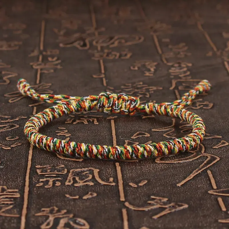 Women Bracelet Lucky Red Rope Braided Adjustable Charm for Couples