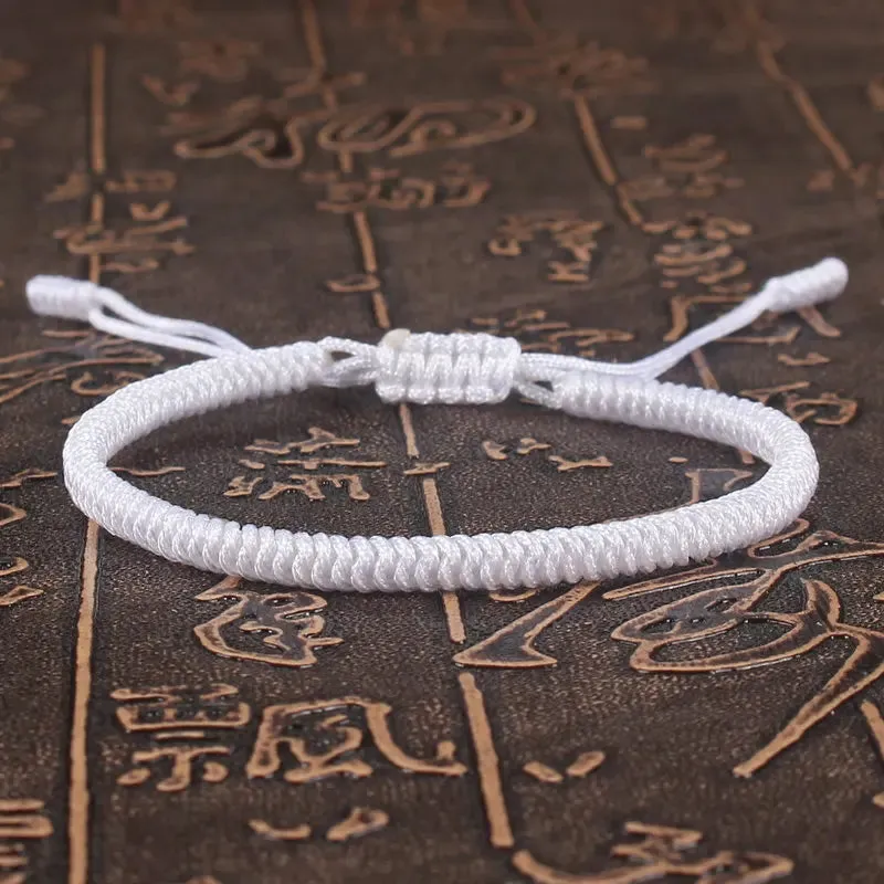 Women Bracelet Lucky Red Rope Braided Adjustable Charm for Couples