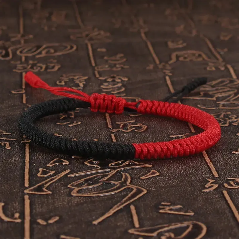 Women Bracelet Lucky Red Rope Braided Adjustable Charm for Couples