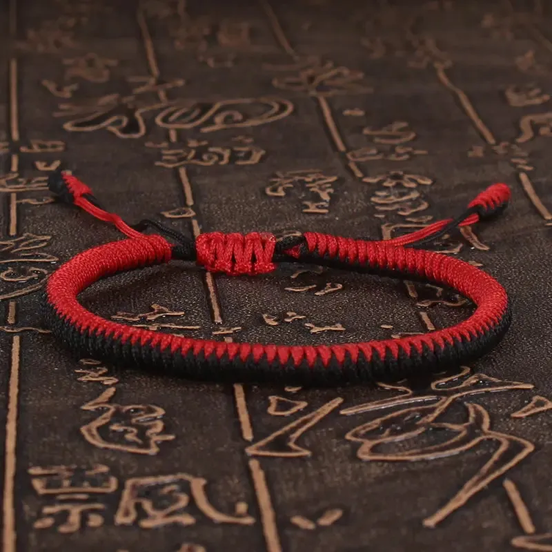 Women Bracelet Lucky Red Rope Braided Adjustable Charm for Couples