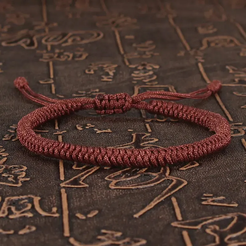 Women Bracelet Lucky Red Rope Braided Adjustable Charm for Couples