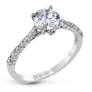ZR23PRER Wedding Set in 14k Gold with Diamonds