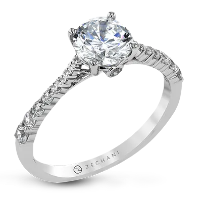 ZR23PRER Wedding Set in 14k Gold with Diamonds