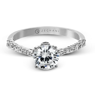 ZR23PRER Wedding Set in 14k Gold with Diamonds