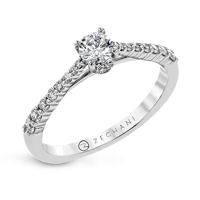 ZR23PRER Wedding Set in 14k Gold with Diamonds